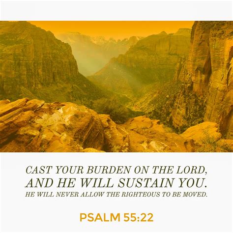 Pin On Psalm Kjv Cast Thy Burden Upon The Lord And He Shall