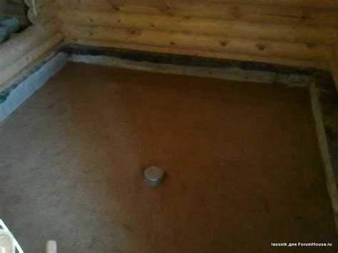 Устройство бетонного пола в бане: Бетонный пол в бане своими руками