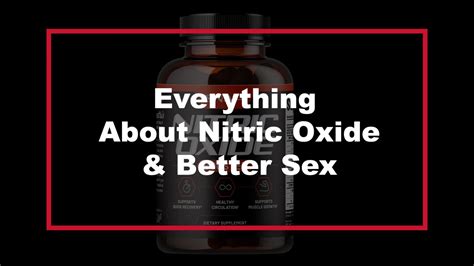 Nitric Oxide Sex Booster Tips That Really Work