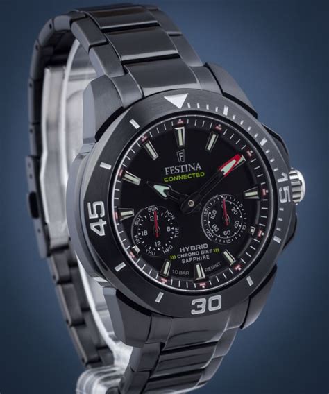 Festina F Zegarek Connected Hybrid Smartwatch Chrono Bike