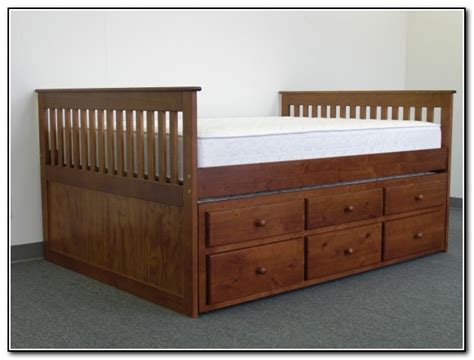 Captains Bed Full With Twin Trundle - Beds : Home Design Ideas #aMDl1bNQYB10972