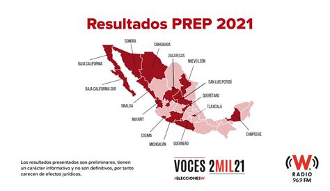 Prep Elecciones Sigue Los Resultados Prep 2021 Sociedad W Radio Mexico