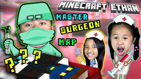 Minecraft Ethan Emma And Aubrey Perform Surgery Minecraft Master