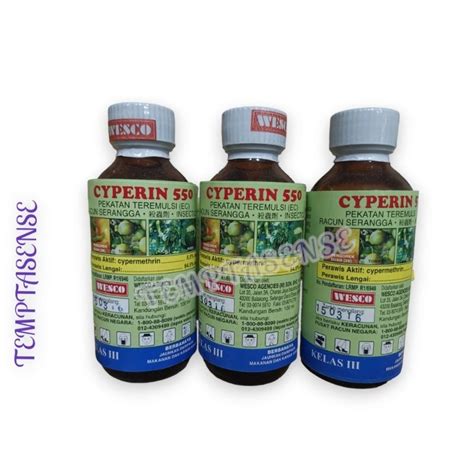 Cyperin 550 100ml Insecticide Racun Serangga Shopee Malaysia