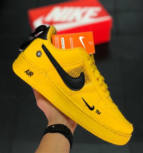 T Nis Nike Air Force Lv Masculino Yellow T Nis Masculino Nike