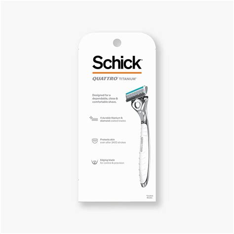 Schick Quattro Titanium Razor Schick Quattro, Quattro Razor, Titanium ...