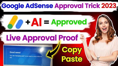 AdSense Approval Secret Trick 2023 How To Get Google AdSense Approval