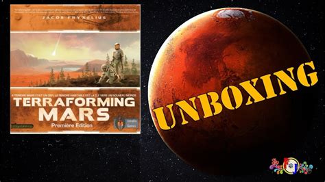 👩🏻‍🚀 Terraforming Mars 📦unboxing And Présentation Youtube