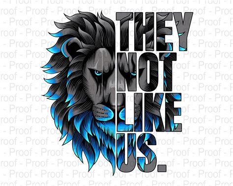 Lions PNG, Lions They Not Like Us PNG, Lions Football PNG, Lions