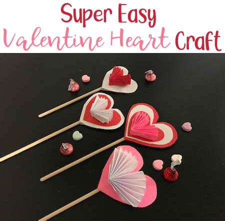 Super Easy Valentine Heart Craft - Grandma Ideas