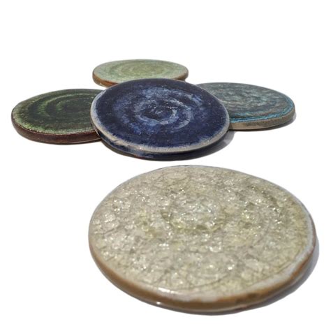 vibrant glass coasters  gift ideas   home  office