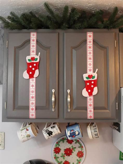 Kitchen Cupboard Christmas Decor 2