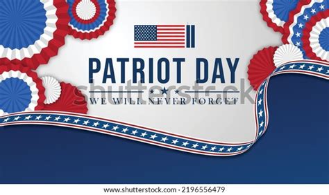 Vector Banner Design Template American Flag Stock Vector (Royalty Free ...