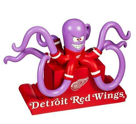 Detroit Red Wings Mascot Statue