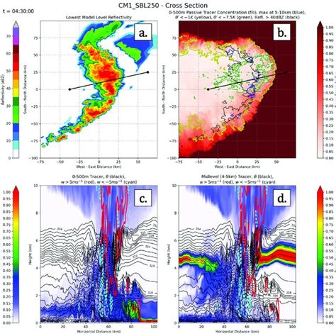 As in Figure 2 but for perturbation potential temperature θ in