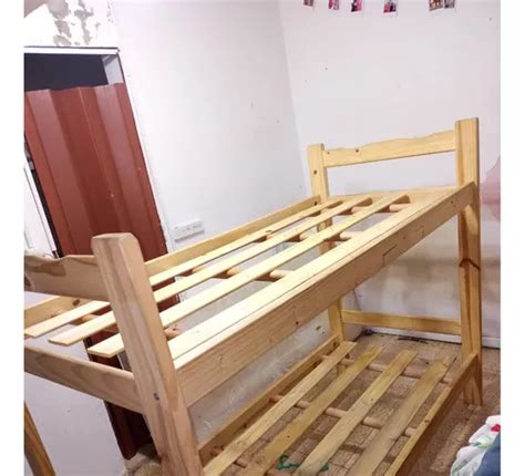 Cama Superpuesta Marinera De Pino Plaza Mercadolibre