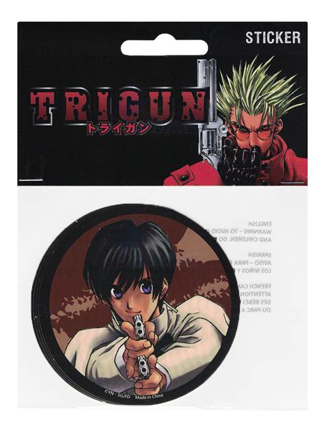 Trigun Main Characters Die-Cut Sticker Set – Shadow Anime