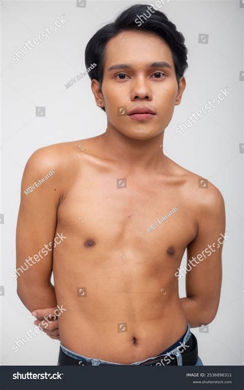 Confident Shirtless Gay Filipino Man His Stock Photo 2536896311 Shutterstock