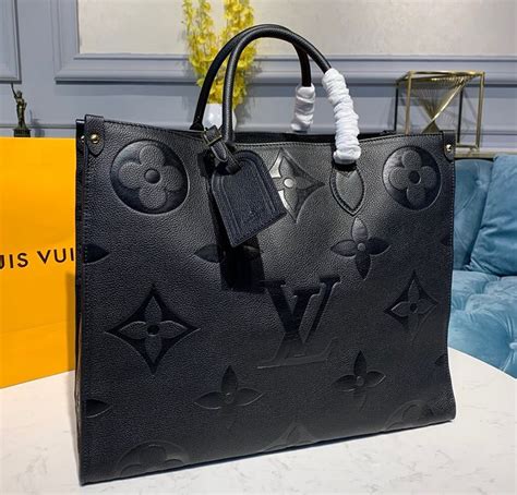 Louis Vuitton Monogram Empreinte Onthego Gm M44925 Black Luxury