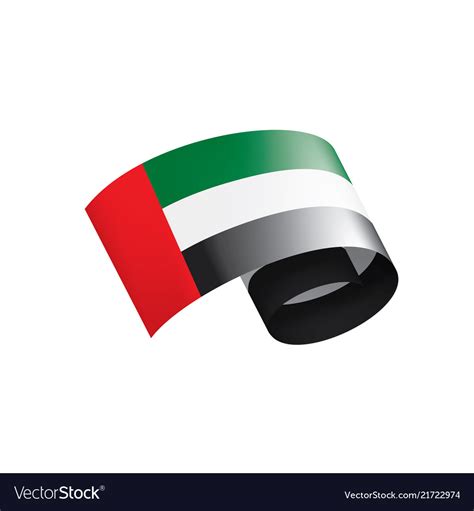 United Arab Emirates Flag Royalty Free Vector Image