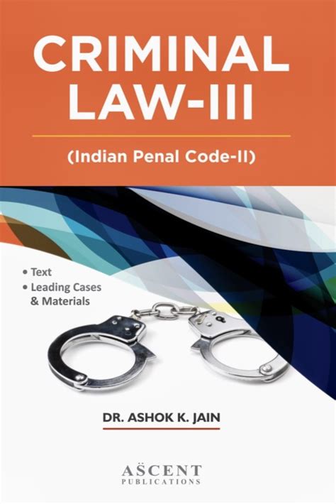 Criminal Law Iii Indian Penal Code Iii