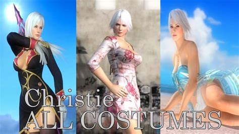 Dead Or Alive 5 Last Round All Christie Costumes Victory Poses Youtube