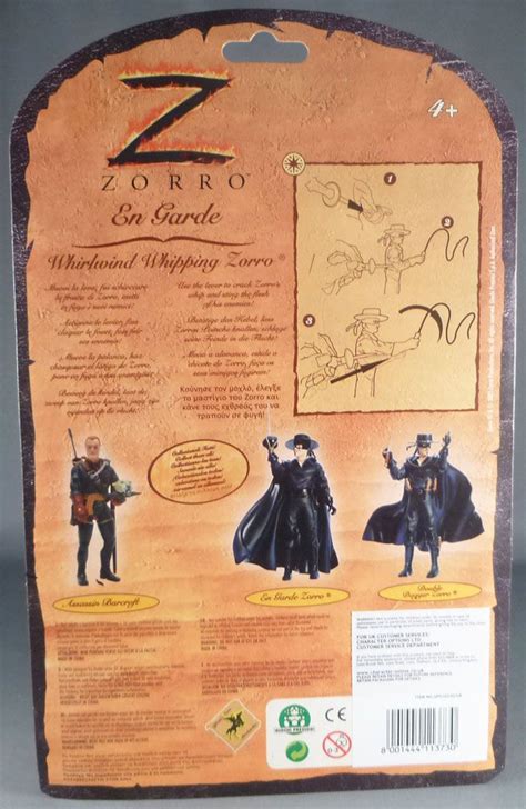 Zorro Whirlwind Wipping Zorro Giochi Preziosi Action Figure Mint