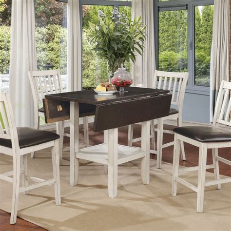 Longshore Tides Jadyn Counter Height Drop Leaf Dining Table Wayfair