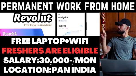 Revolut Permanent Work From Home Jobs Free Laptop Wifi For Work