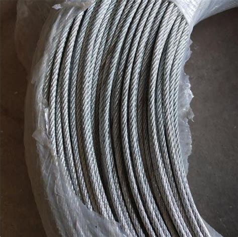 PC Strands Galvanized Steel Wire Rope 6X37 Iwrc Aluminum Wire Rod