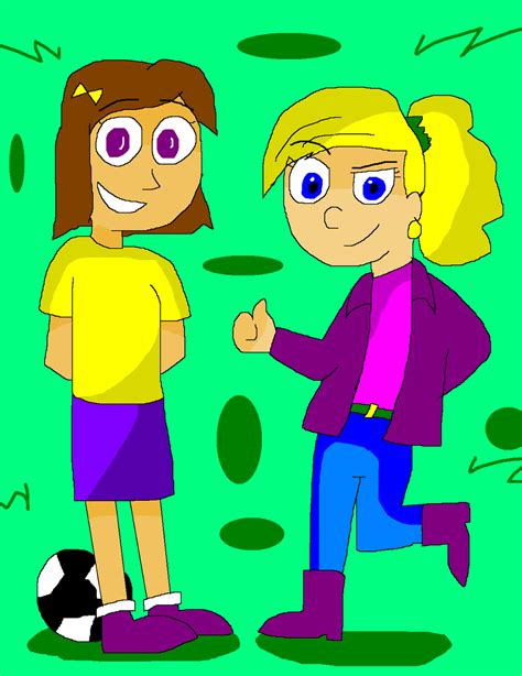 Kick Buttowski - Haley and Brianna by TXToonGuy1037 on DeviantArt