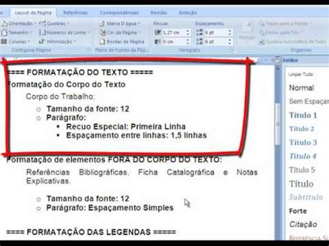 Formatando Os Estilos Do Word Nas Normas T Cnicas Da Abnt Pt Hot Sex