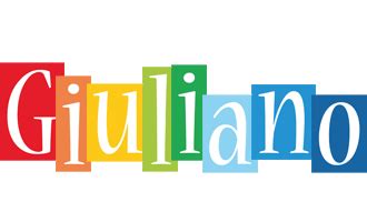 Giuliano Logo | Name Logo Generator - Smoothie, Summer, Birthday, Kiddo, Colors Style