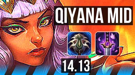 Qiyana Vs Anivia Mid 6 Solo Kills 10 3 8 Godlike 600 Games