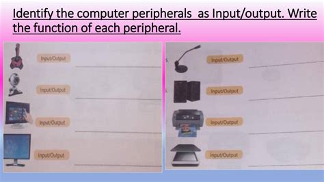 Presentation On Working With Computer Peripherals Powerpoint Slides