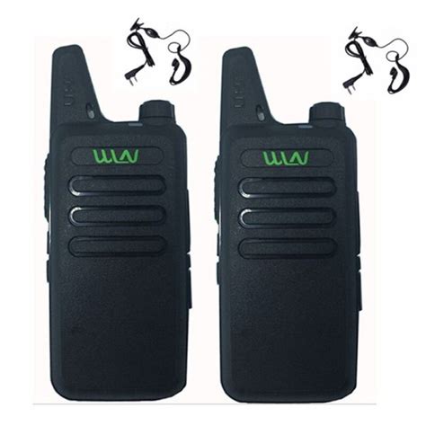 Pcs Wln Kd C Mini Handheld Transceiver Two Way Radio Ham Communicator