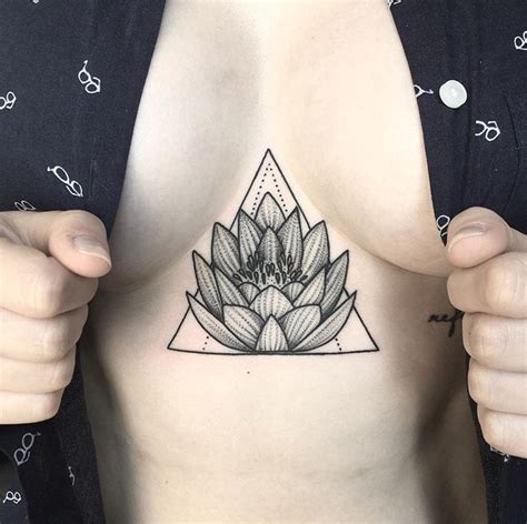 21 Lotus Sternum Tattoo Corentinarwa