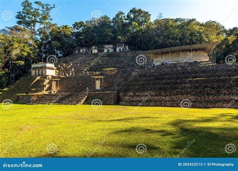 Bonampak Mural Paintings Describing Nobility Royalty Free Stock