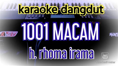 Karaoke 1001 Macam H Rhoma Irama Nada Pria Youtube