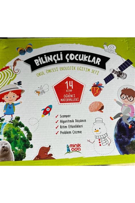 Minik Ada Yayınları Bilinçli Çocuklar Okul Öncesi Ekolojik Eğitim Seti