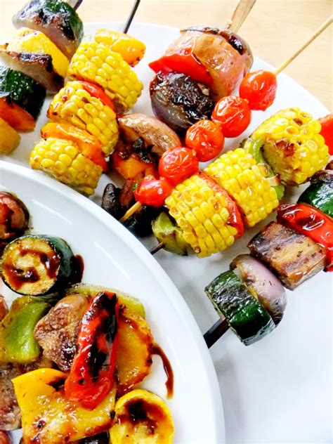 Grilled Vegetable Skewers Proud Italian Cook