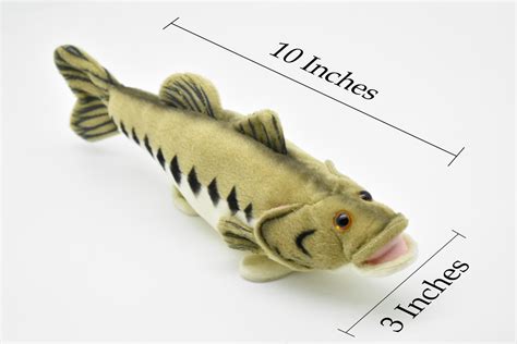 Largemouth Bass Big Mouth Bucketmouth Fish Realistic Lifelike