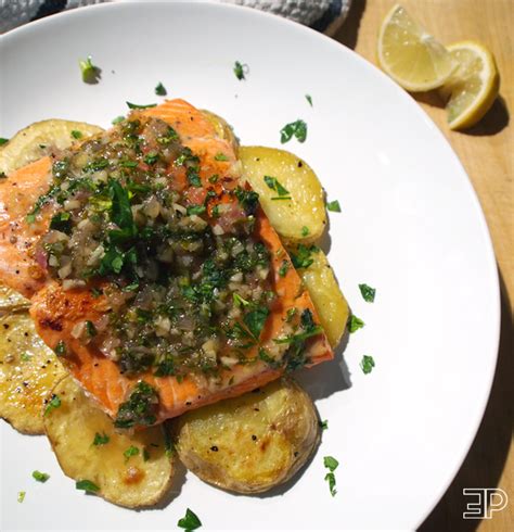 Salmon With A To Die For Limoncello Garlic Butter Sauce The Emerald Palate