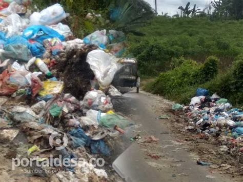 Warga Sumber Jaya Siantar Martoba Keluhkan Sampah Menumpuk Di Bahu