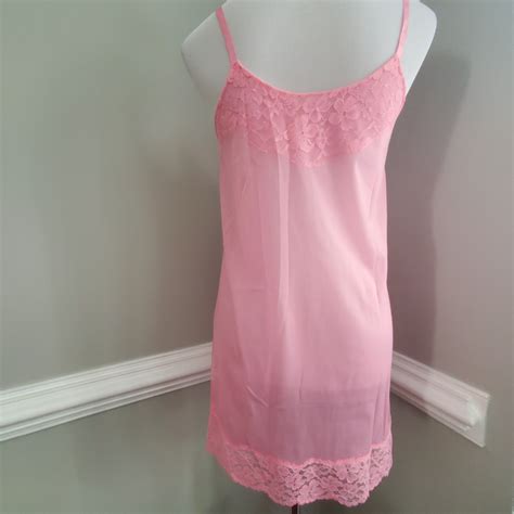 Vintage 60s Vanity Fair Pink Adjustable Full Slip By Vanity Fair Shop