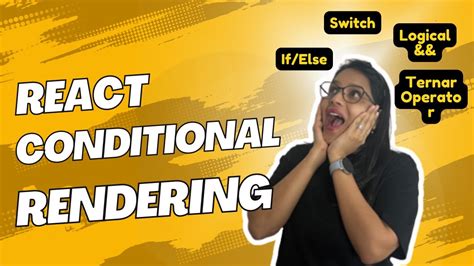 Conditional Rendering In Reactjs React Tutorial Series YouTube