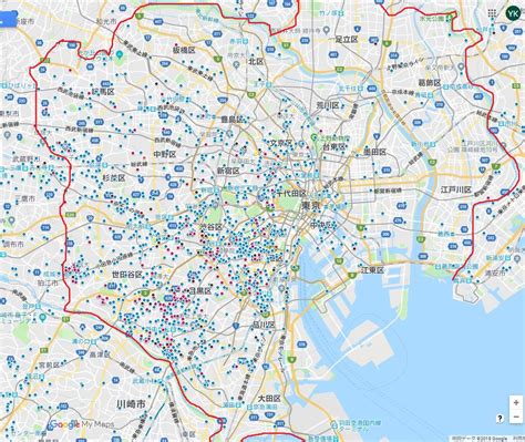 東京 地図 23 区 106308 東京 23 区 大学 地図 Tateyamablogjp