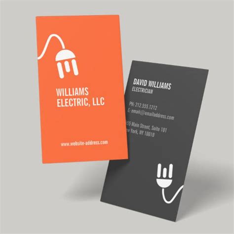 Electrician Business Cards – Card Bee