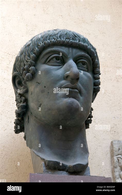 Colossal bronze head of Constantine Stock Photo - Alamy