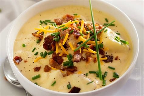 Copycat Loaded Baked Potato Soup - The Chunky Chef